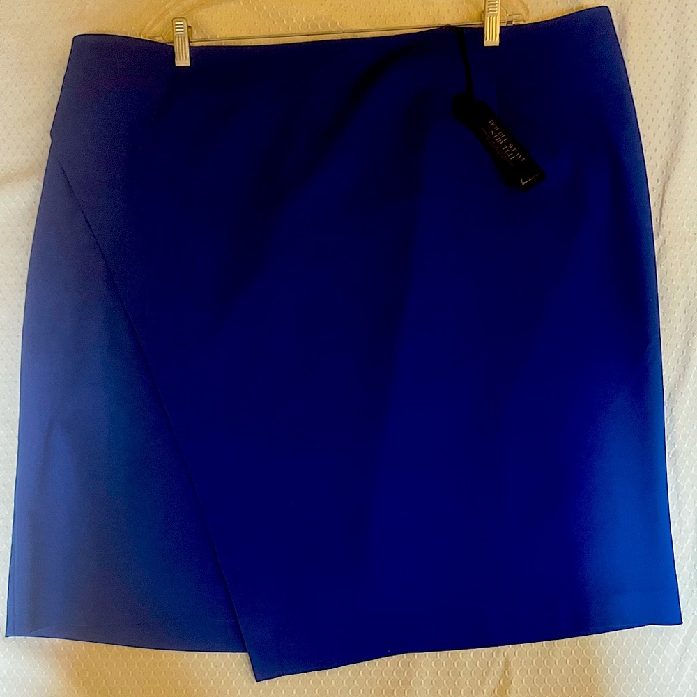 NEW WITH TAGS LANE BRYANT BLUE PENCIL/STRAIGHT SKIRT IN PLUS SIZE 28.